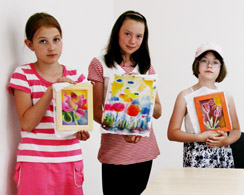 Элина, Женя и Настя